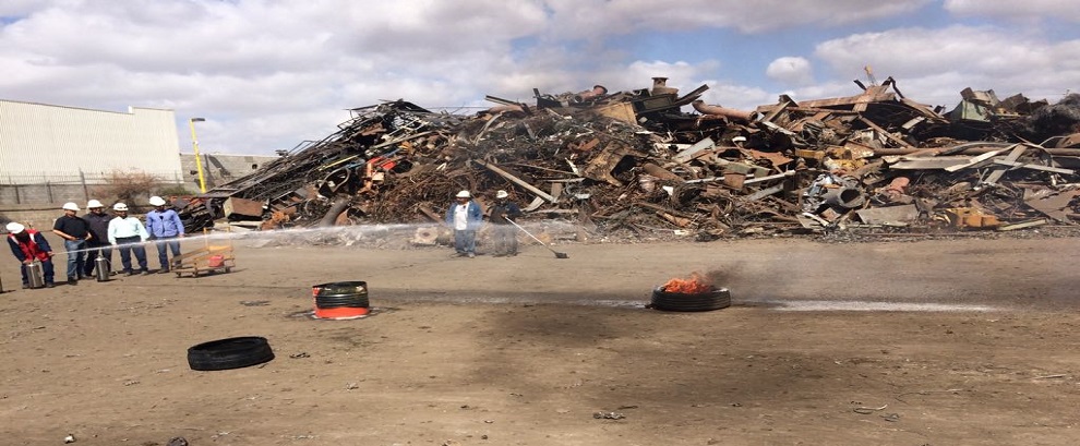 Simulacro en Deacero Patio Tijuana